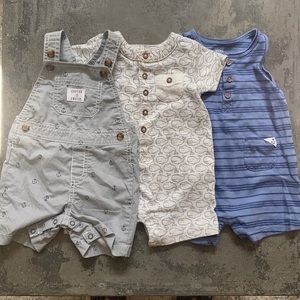 Toddler Boy Rompers & Overalls